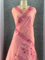 Soft Jamdani Muga Cotton Saree