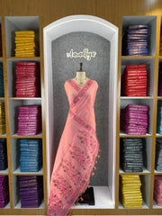 Soft Jamdani Muga Cotton Saree