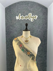 Soft Jamdani Muga Cotton Saree