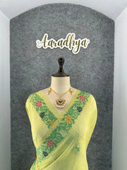 Soft Jamdani Muga Cotton Saree