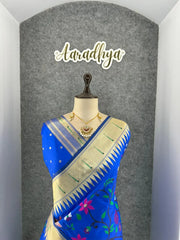 Janhvi Kapoor–Inspired Kanchivaram Paithani Silk Saree