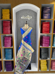 Janhvi Kapoor–Inspired Kanchivaram Paithani Silk Saree