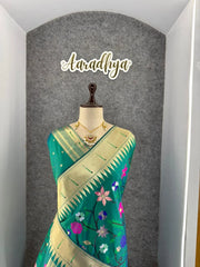 Janhvi Kapoor–Inspired Kanchivaram Paithani Silk Saree