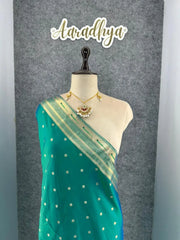 Janhvi Kapoor–Inspired Kanchivaram Paithani Silk Saree