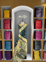 Janhvi Kapoor–Inspired Kanchivaram Paithani Silk Saree