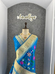 Janhvi Kapoor–Inspired Kanchivaram Paithani Silk Saree