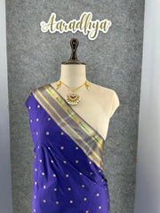 Janhvi Kapoor–Inspired Kanchivaram Paithani Silk Saree