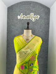 Janhvi Kapoor–Inspired Kanchivaram Paithani Silk Saree