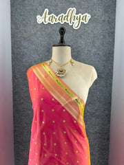 Janhvi Kapoor–Inspired Kanchivaram Paithani Silk Saree