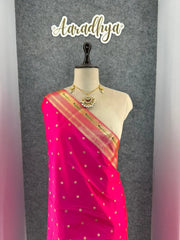Janhvi Kapoor–Inspired Kanchivaram Paithani Silk Saree