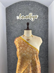 Heritage Art Edit – Pichwai Pattern Tissue Silk Saree