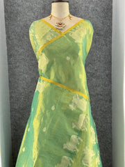 Heritage Art Edit – Pichwai Pattern Tissue Silk Saree