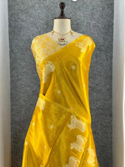 Heritage Art Edit – Pichwai Pattern Tissue Silk Saree