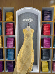 Royal Tissue Silk Zari Weaving & Mango Border Saree
