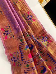 Soft Silk Zari Woven Paithani Saree