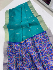 Soft Khadi Raw Silk Weaving Patola Saree