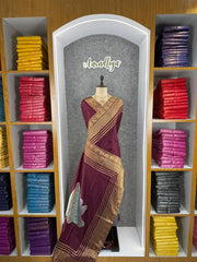 Munga Soft Silk 3D Flower Masterpiece Saree