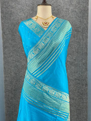 Munga Soft Silk 3D Flower Masterpiece Saree