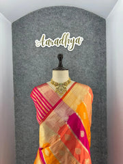 Banarasi Satin Silk Colorful Saree