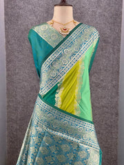 Banarasi Handlloom Rich Weaving Pallu Saree