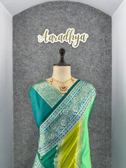 Banarasi Handlloom Rich Weaving Pallu Saree