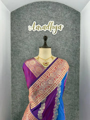 Banarasi Handlloom Rich Weaving Pallu Saree