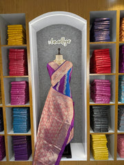 Banarasi Handlloom Rich Weaving Pallu Saree