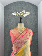 Banarasi Handlloom Rich Weaving Pallu Saree