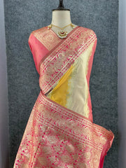 Banarasi Handlloom Rich Weaving Pallu Saree