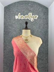 Banarasi Handlloom Rich Weaving Pallu Saree