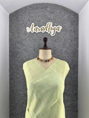 Pure Loom Tussar Silk Embroidery Work Saree