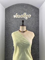 Pure Loom Tussar Silk Embroidery Work Saree