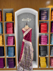 Viscose Raw Silk Bandhej Printed Paithani Saree