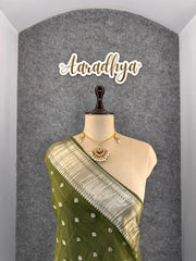 Viscose Raw Silk Bandhej Printed Paithani Saree