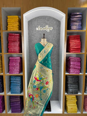 Pure Kanchipuram Paithani Silk Parrot Design Saree