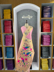 Pure Kanchipuram Paithani Silk Parrot Design Saree