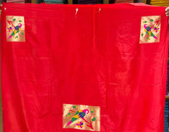 Pure Kanchipuram Paithani Silk Parrot Design Saree