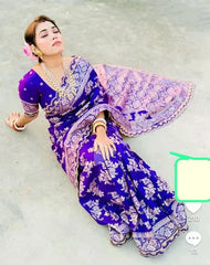 Khadi Dola Cottan Designer Bridal Saree