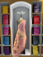 Soft Muga Cotton Paithani Saree