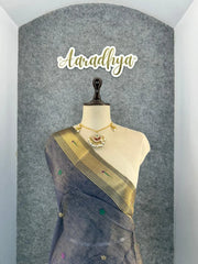 Soft Muga Cotton Paithani Saree
