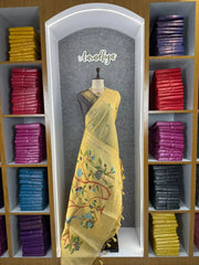 Soft Muga Cotton Paithani Saree