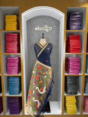 Premium Soft Pure Linen Silk Rajhans Saree