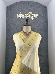 Kanchivaram Paithani Silk Big Parrot Zari Border Saree