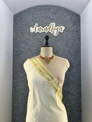 Kanchivaram Paithani Silk Big Parrot Zari Border Saree