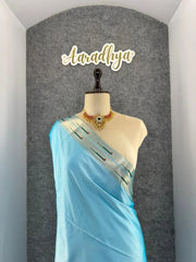 Kanchivaram Paithani Silk Big Parrot Zari Border Saree