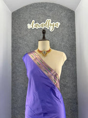 Kanchivaram Paithani Silk Big Parrot Zari Border Saree