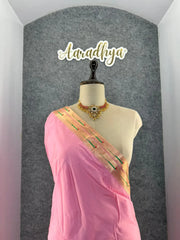 Kanchivaram Paithani Silk Big Parrot Zari Border Saree