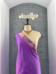 Kanchivaram Paithani Silk Big Parrot Zari Border Saree