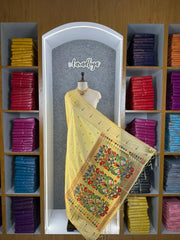 Paithani Weaving Premium Meenakari Heavy Dupatta