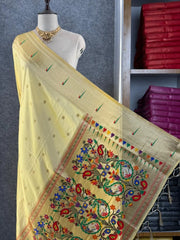 Paithani Weaving Premium Meenakari Heavy Dupatta